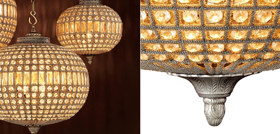 Люстра Chandelier Kasbah Oval M Nickel Люстра Chandelier Kasbah Oval M Nickel - Loft-Concept в Тюмени