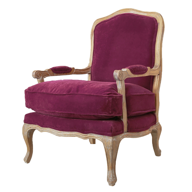 Кресло Joseph Chair violet Пурпурно-фиолетовый Кресло Joseph Chair violet Пурпурно-фиолетовый в Тюмени | Loft Concept