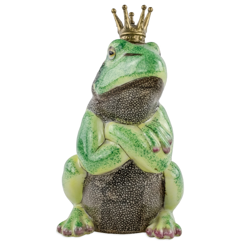 Статуэтка Important Frog Зеленый Золотой Статуэтка Important Frog Зеленый Золотой в Тюмени | Loft Concept