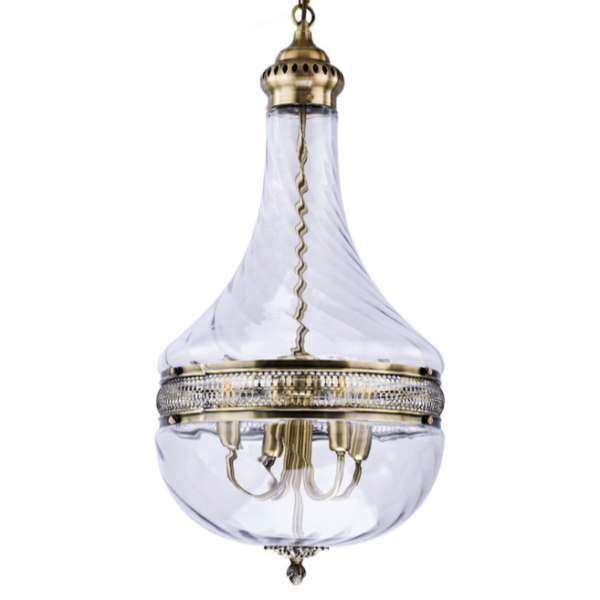 Люстра Capitol Hill Glass Pendant 40 Bronze Темная бронза винтаж Люстра Capitol Hill Glass Pendant 40 Bronze Темная бронза винтаж в Тюмени | Loft Concept