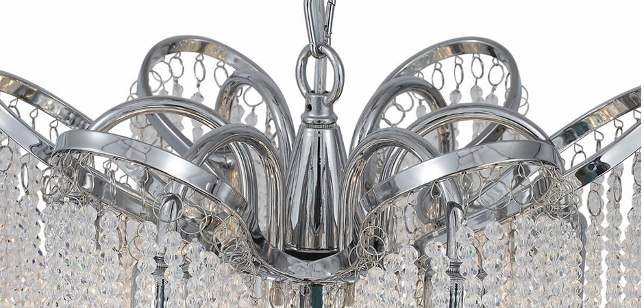 Люстра Crystal Rain chrome Люстра Crystal Rain chrome - Loft-Concept в Тюмени