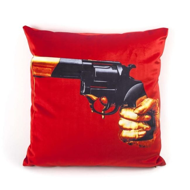 Подушка Seletti Cushion Revolver Toiletpaper Красный Подушка Seletti Cushion Revolver Toiletpaper Красный в Тюмени | Loft Concept