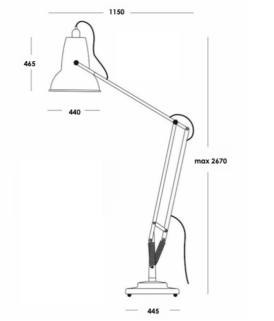 Напольная лампа Anglepoise Giant 1227 Floor Lamp Напольная лампа Anglepoise Giant 1227 Floor Lamp в Тюмени