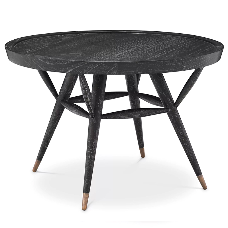 Приставной стол Eichholtz Side Table Phoenix Черный Латунь Приставной стол Eichholtz Side Table Phoenix Черный Латунь в Тюмени | Loft Concept