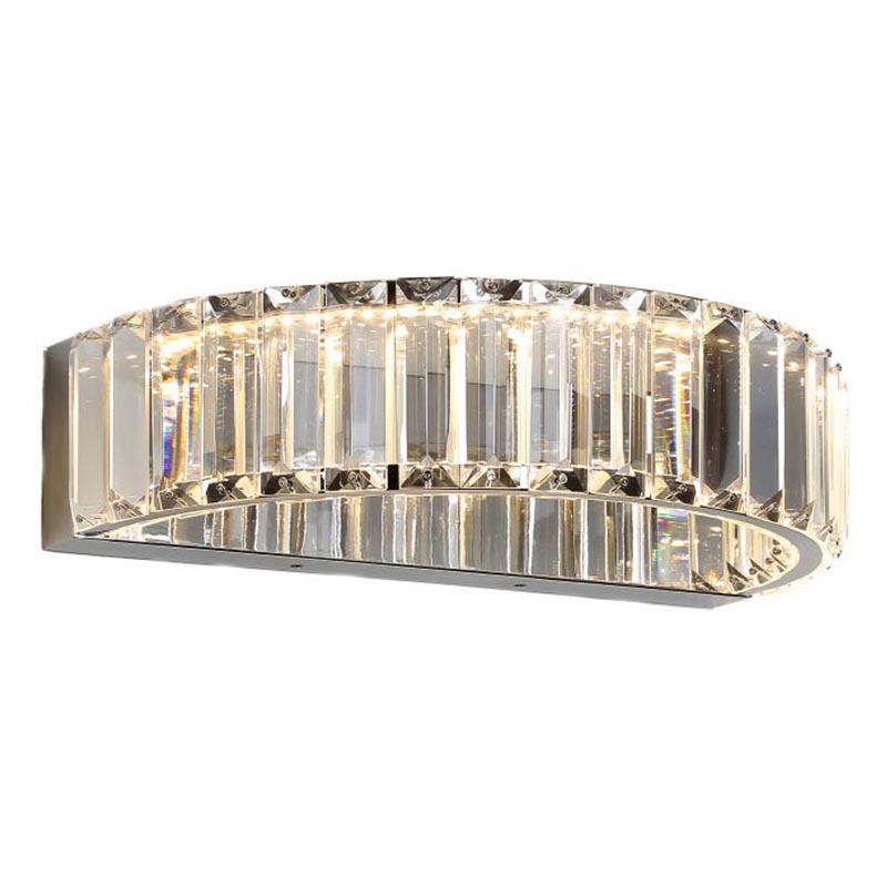 Бра Crystal Shine Linda Chrome Wall Lamp A Хром Прозрачный (Transparent) Бра Crystal Shine Linda Chrome Wall Lamp A Хром Прозрачный (Transparent) в Тюмени | Loft Concept