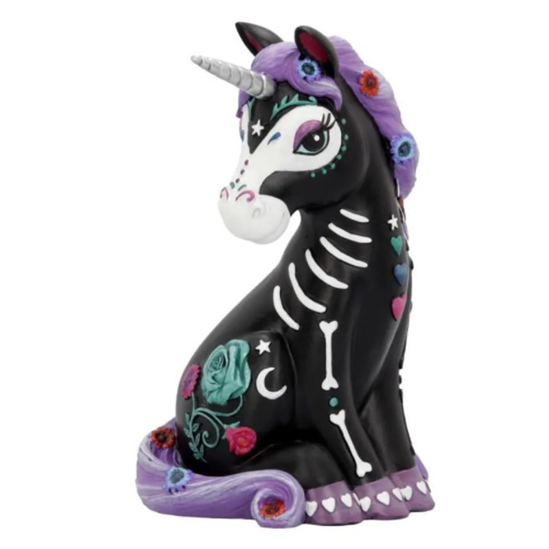 Статуэтка Patterned Unicorn Черный Фиолетовый Белый Статуэтка Patterned Unicorn Черный Фиолетовый Белый в Тюмени | Loft Concept