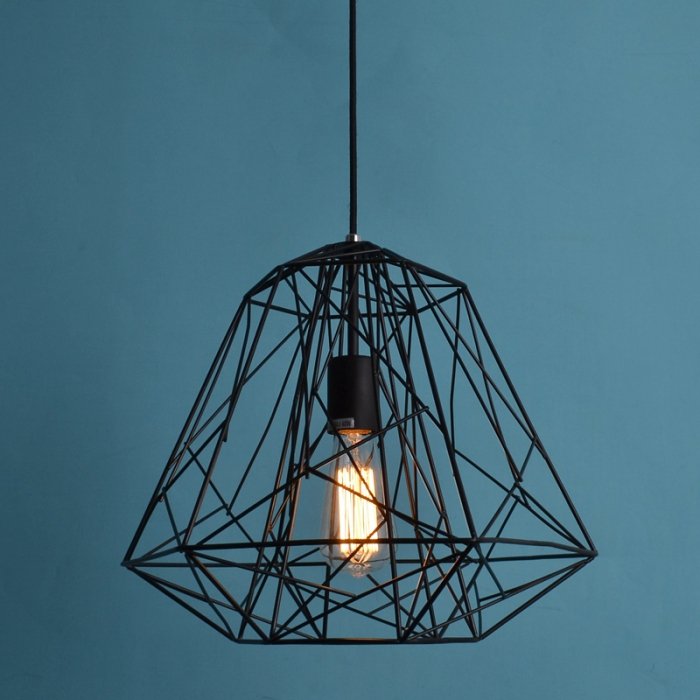 Подвесной светильник Loft Industrial Bar Nest Черный Подвесной светильник Loft Industrial Bar Nest Черный в Тюмени | Loft Concept