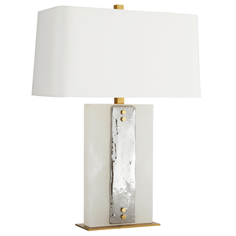 Дизайнерская настольная лампа URIAH LAMP Белый Серый Дизайнерская настольная лампа URIAH LAMP Белый Серый в Тюмени | Loft Concept