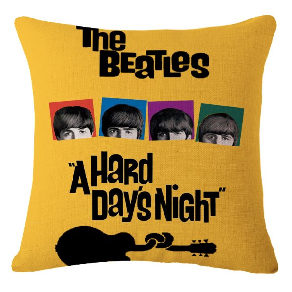 Декоративная подушка Yellow Beatles Желтый Декоративная подушка Yellow Beatles Желтый в Тюмени | Loft Concept