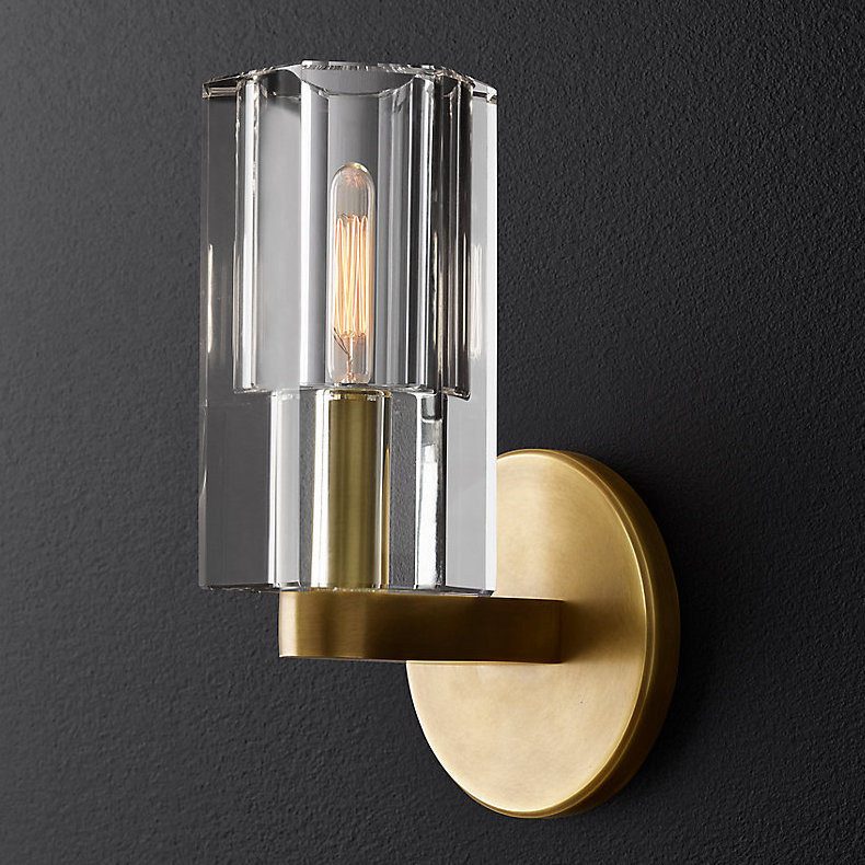 Бра Restoration Hardware Arcachon Single Sconce Прозрачное Стекло Латунь Бра Restoration Hardware Arcachon Single Sconce Прозрачное Стекло Латунь в Тюмени | Loft Concept