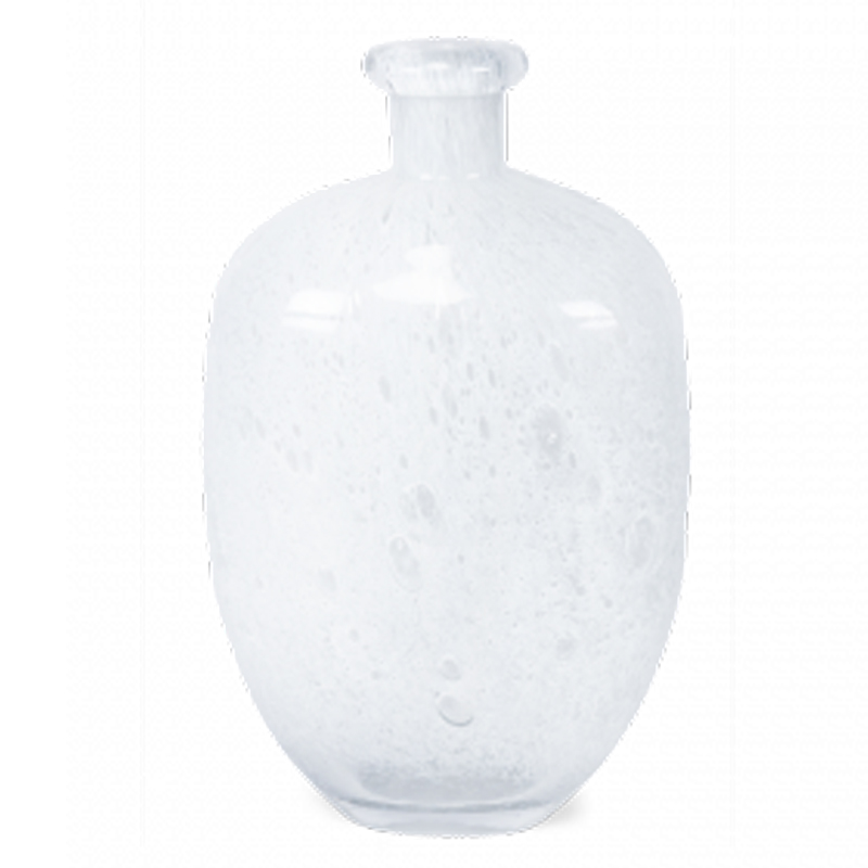 Ваза Air Bubbles Vase glass h36 Белый Ваза Air Bubbles Vase glass h36 Белый в Тюмени | Loft Concept