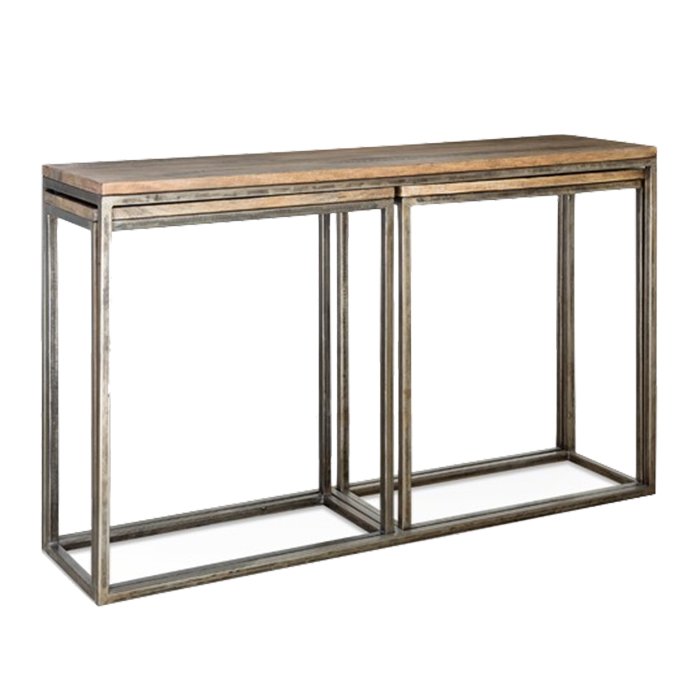 Консоль Industrial Metal Rust Triple Console Table Консоль Industrial Metal Rust Triple Console Table в Тюмени | Loft Concept