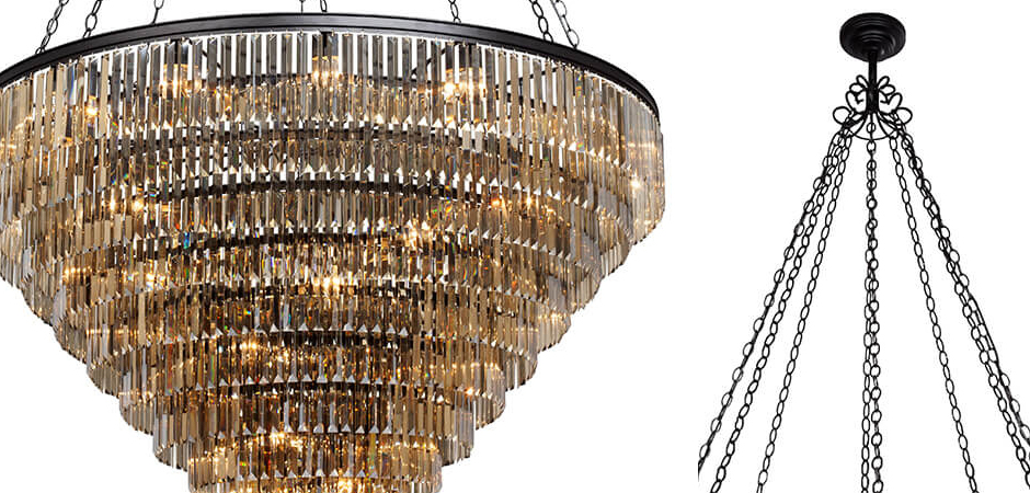 Большая Многоярусная люстра ODEON Amber GLASS 11-TIER диаметр 160 см Большая Многоярусная люстра ODEON Amber GLASS 11-TIER диаметр 160 см - Loft-Concept в Тюмени