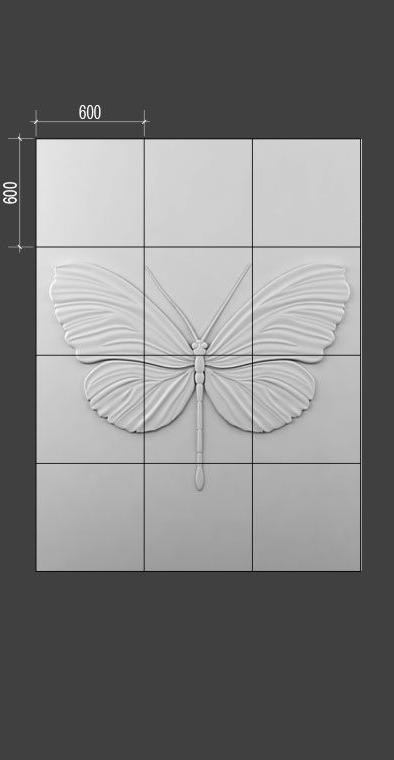 Барельеф BUTTERFLY Барельеф BUTTERFLY в Тюмени
