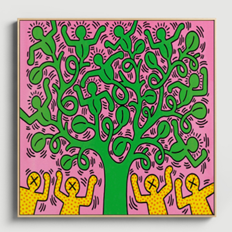 Постер Keith Haring 3 Мульти Постер Keith Haring 3 Мульти в Тюмени | Loft Concept