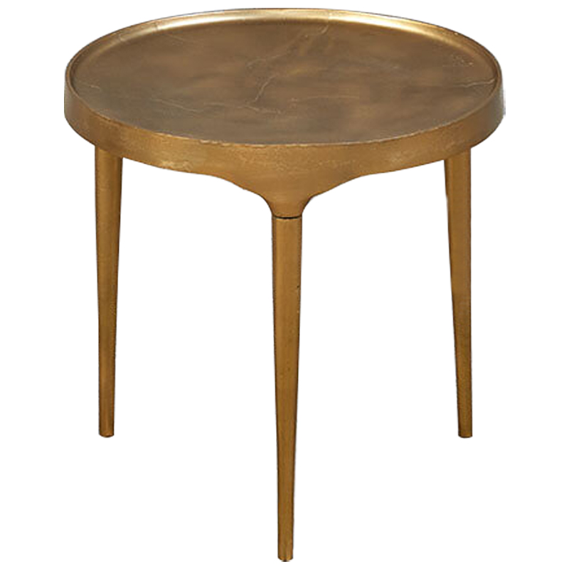 Приставной стол круглый Robby Coffee Table Золотой Приставной стол круглый Robby Coffee Table Золотой в Тюмени | Loft Concept