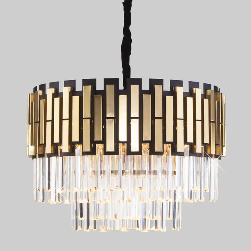 Люстра Garsent Chandelier Черный Золотой Люстра Garsent Chandelier Черный Золотой в Тюмени | Loft Concept