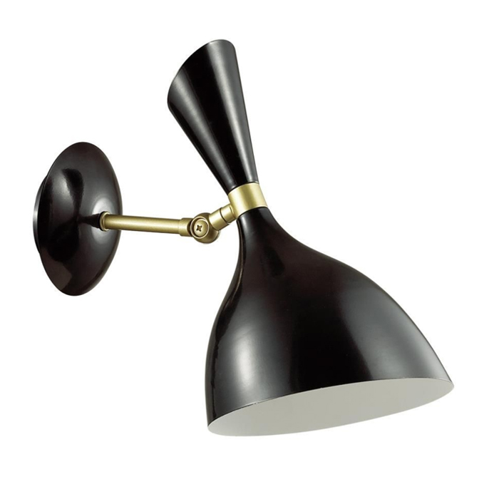 Бра Duke wall lamp Black Черный Латунь Бра Duke wall lamp Black Черный Латунь в Тюмени | Loft Concept