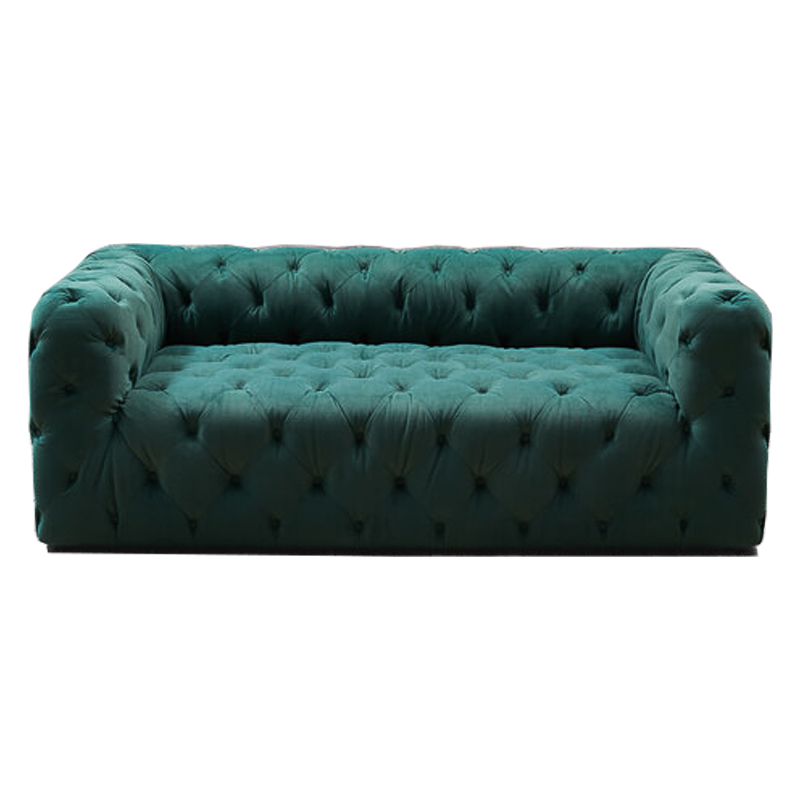 Диван Soho tufted green velor Изумрудный Диван Soho tufted green velor Изумрудный в Тюмени | Loft Concept