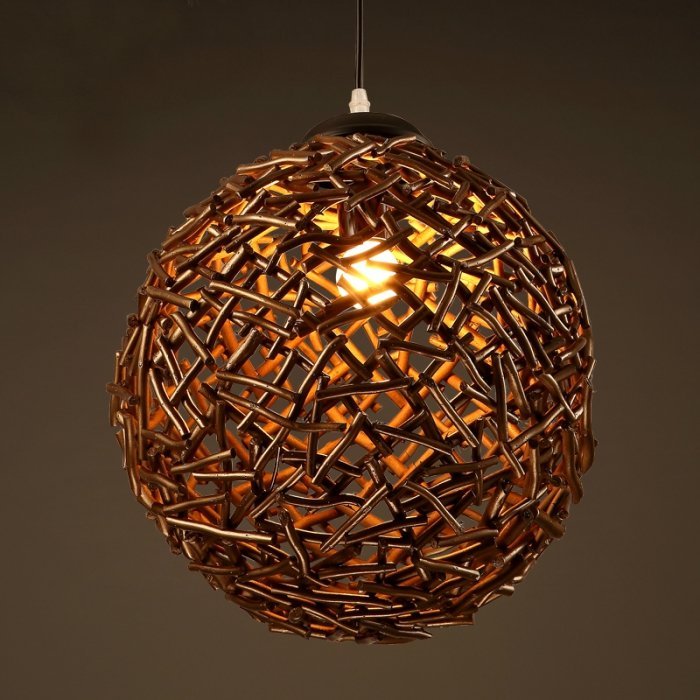 Подвесной светильник Old Wicker Pendant Sphere Подвесной светильник Old Wicker Pendant Sphere в Тюмени | Loft Concept