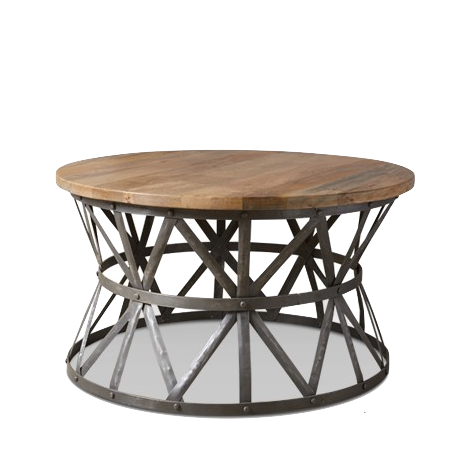 Журнальный стол Industrial Rust Barrel 80 Table Журнальный стол Industrial Rust Barrel 80 Table в Тюмени | Loft Concept