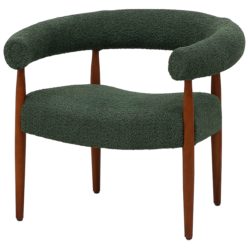 Кресло зеленое Herb Green Chair Зеленый Коричневый Кресло зеленое Herb Green Chair Зеленый Коричневый в Тюмени | Loft Concept