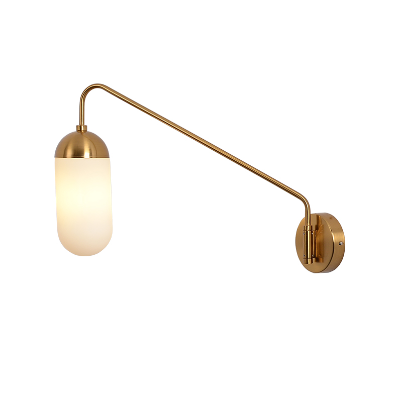 Бра Pelle Sconce, Long Gooseneck Clear Shade Латунь Белый Бра Pelle Sconce, Long Gooseneck Clear Shade Латунь Белый в Тюмени | Loft Concept