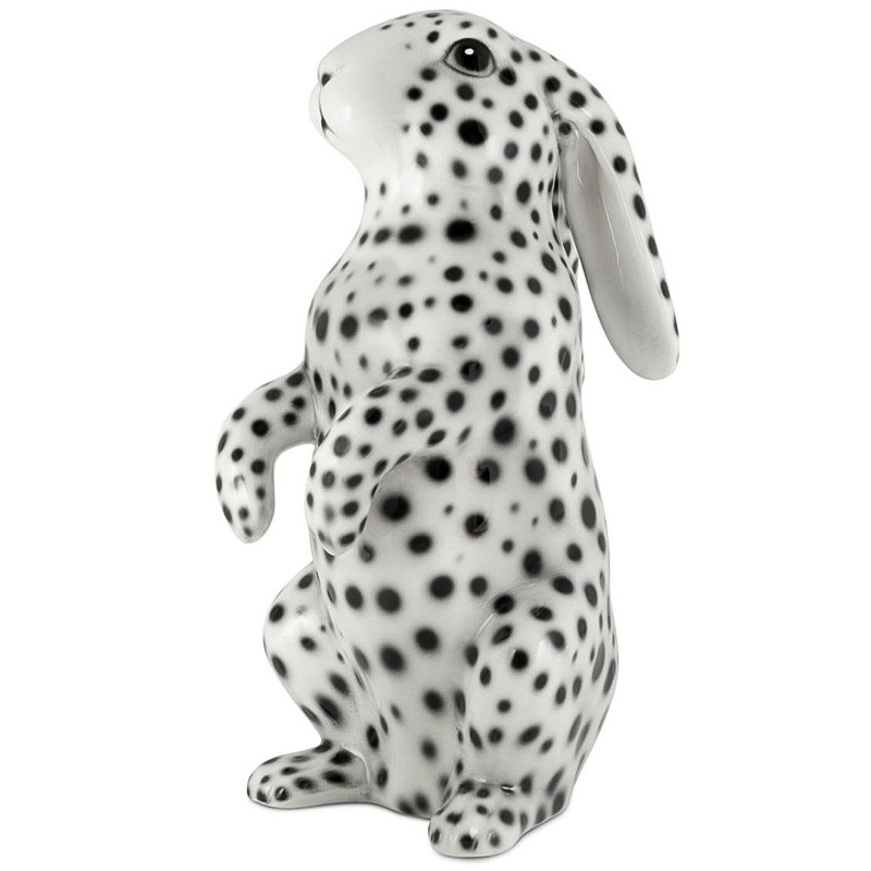 Статуэтка кролик Abhika Rabbit White Black Белый Черный Статуэтка кролик Abhika Rabbit White Black Белый Черный в Тюмени | Loft Concept
