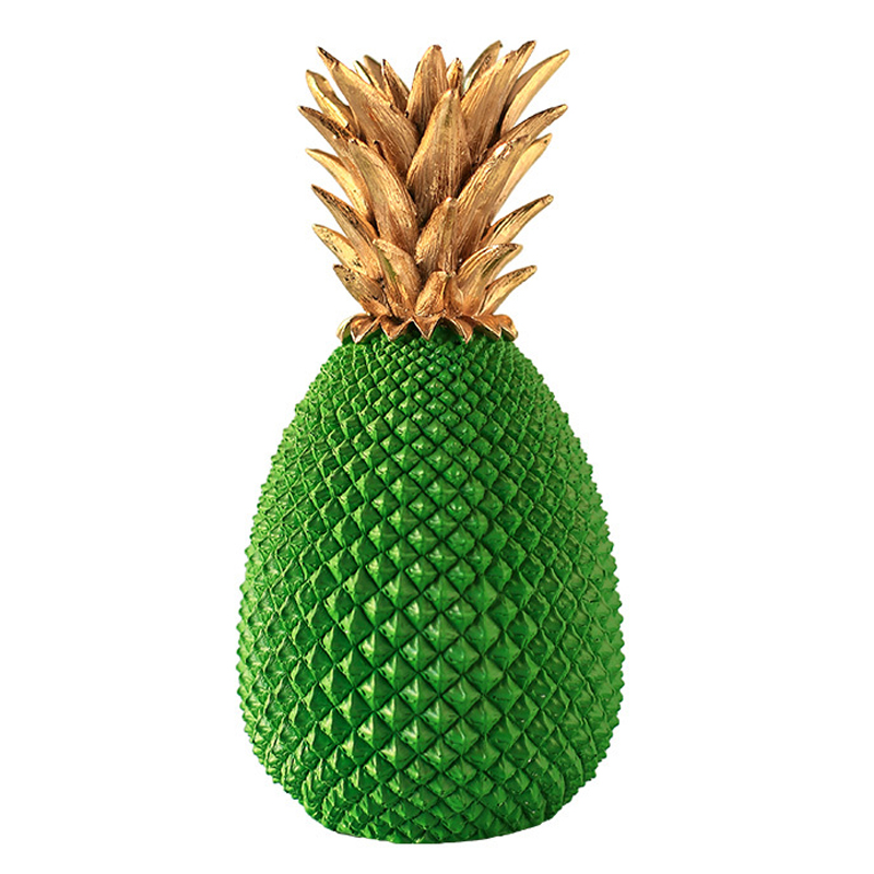 Статуэтка Gold and Green Pineapple II Зеленый Золотой Статуэтка Gold and Green Pineapple II Зеленый Золотой в Тюмени | Loft Concept