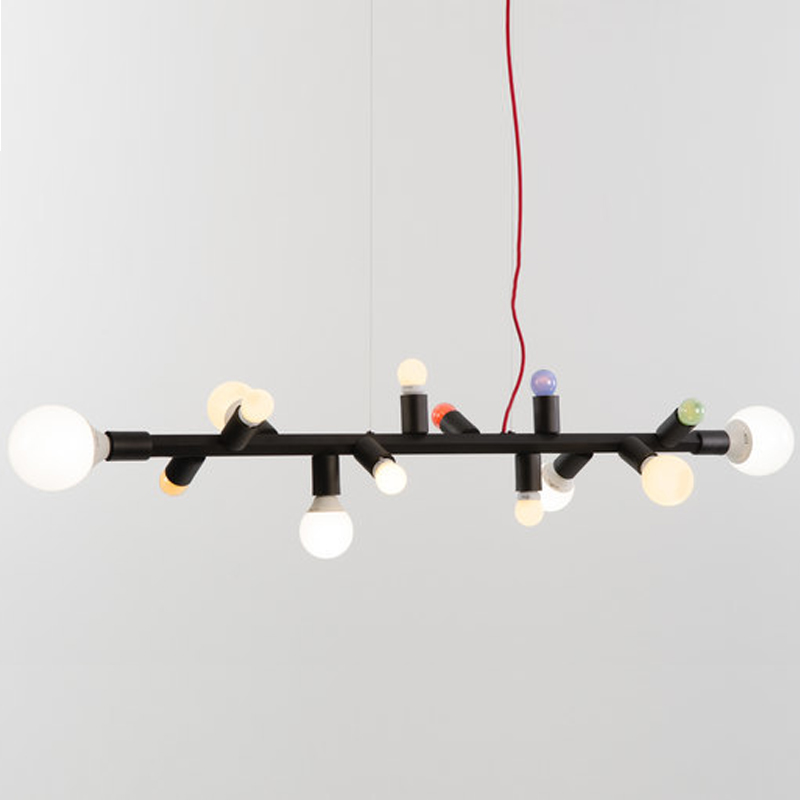 Люстра Almerich Party hanging lamp 1 Черный Мульти Люстра Almerich Party hanging lamp 1 Черный Мульти в Тюмени | Loft Concept