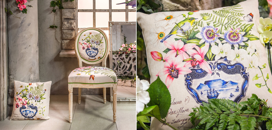 Декоративная подушка Exotic Bouquet Pillow Декоративная подушка Exotic Bouquet Pillow - Loft-Concept в Тюмени