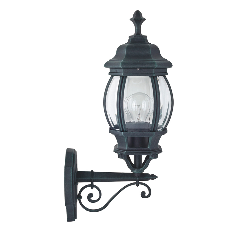 Уличный светильник Lacres Sconce Винтажный черный Прозрачное Стекло Уличный светильник Lacres Sconce Винтажный черный Прозрачное Стекло в Тюмени | Loft Concept