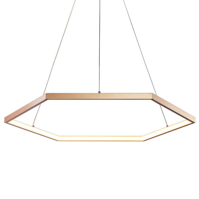 Люстра Hexagon Horizontal Золотой Люстра Hexagon Horizontal Золотой в Тюмени | Loft Concept