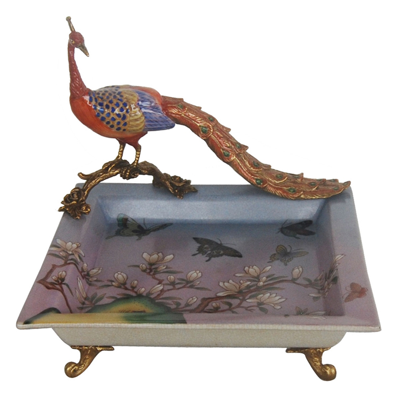 Блюдо Red Peacock Бронза Мульти Блюдо Red Peacock Бронза Мульти в Тюмени | Loft Concept
