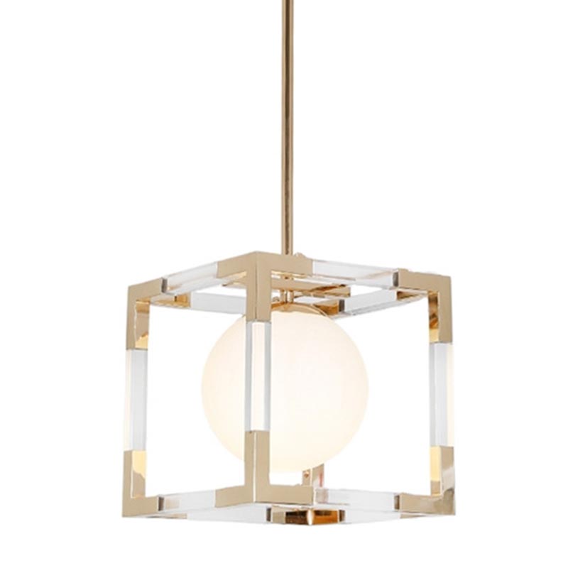 Подвесной светильник Dunvel Hanging lamp Белый Золотой Подвесной светильник Dunvel Hanging lamp Белый Золотой в Тюмени | Loft Concept