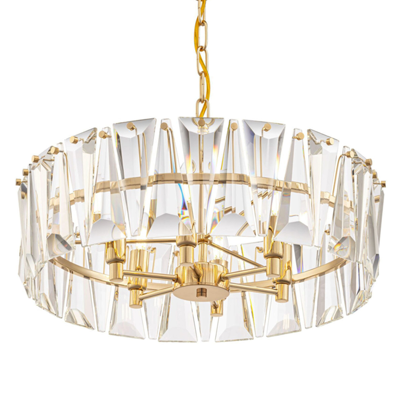 Люстра Ruby Crystal Chandelier Gold 53 Глянцевое золото Прозрачное Стекло Люстра Ruby Crystal Chandelier Gold 53 Глянцевое золото Прозрачное Стекло в Тюмени | Loft Concept