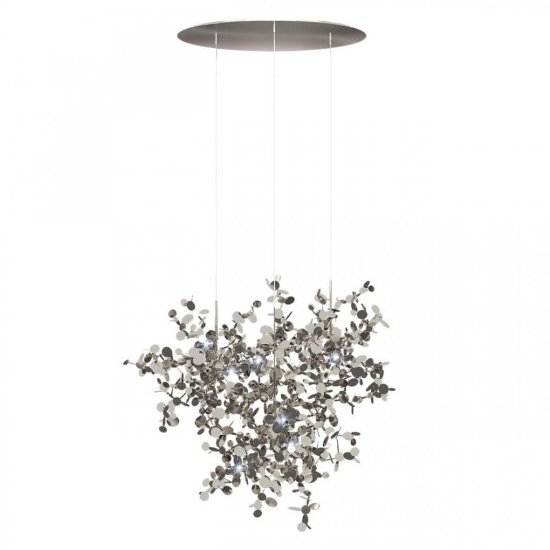 Люстра Terzani Argent Suspension Silver Pendant lamp диаметр 85 Серебряный Люстра Terzani Argent Suspension Silver Pendant lamp диаметр 85 Серебряный в Тюмени | Loft Concept