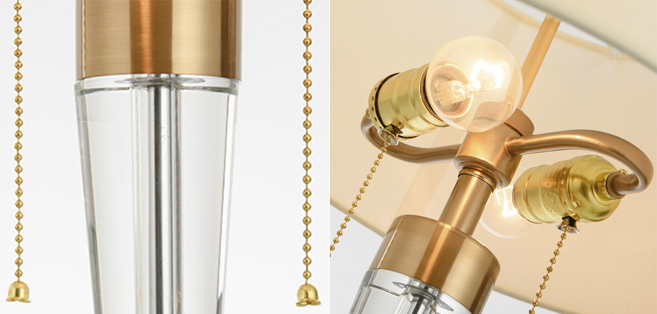 Настольная лампа Transparent Atlant Table lamp Настольная лампа Transparent Atlant Table lamp - Loft-Concept в Тюмени