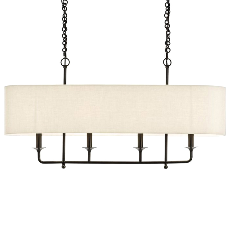 Люстра Arteriors BEATTY CHANDELIER Черный Бежевый Люстра Arteriors BEATTY CHANDELIER Черный Бежевый в Тюмени | Loft Concept