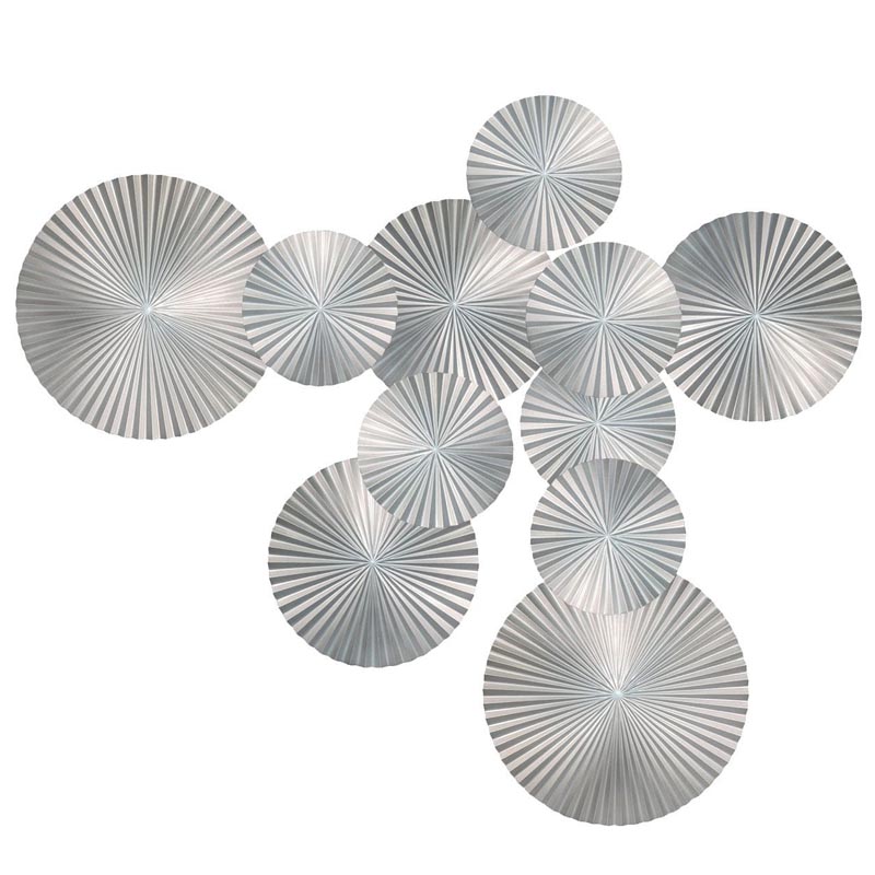 Арт-объект Apollo Silver Wall Plaque Disc 11 Серебряный Арт-объект Apollo Silver Wall Plaque Disc 11 Серебряный в Тюмени | Loft Concept