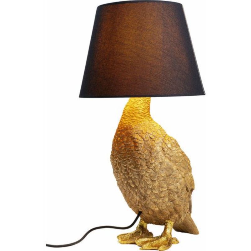 Настольная лампа A bird in ambush Черный Золотой Настольная лампа A bird in ambush Черный Золотой в Тюмени | Loft Concept