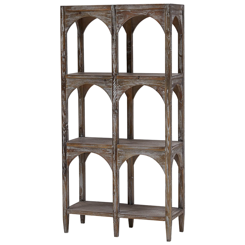 Стеллаж Rehan Wood Rack Коричневый Коричневый винтаж Стеллаж Rehan Wood Rack Коричневый Коричневый винтаж в Тюмени | Loft Concept