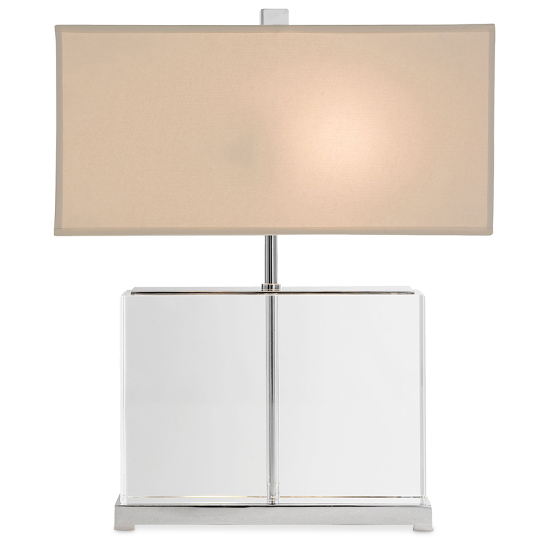 Настольная лампа Eichholtz Table Lamp Warwick Прозрачный Белый Настольная лампа Eichholtz Table Lamp Warwick Прозрачный Белый в Тюмени | Loft Concept