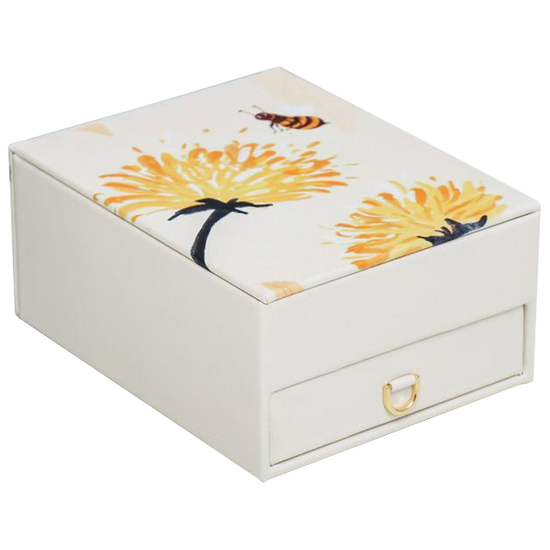Шкатулка Bee and Dandelions Box Бежевый Желтый Шкатулка Bee and Dandelions Box Бежевый Желтый в Тюмени | Loft Concept