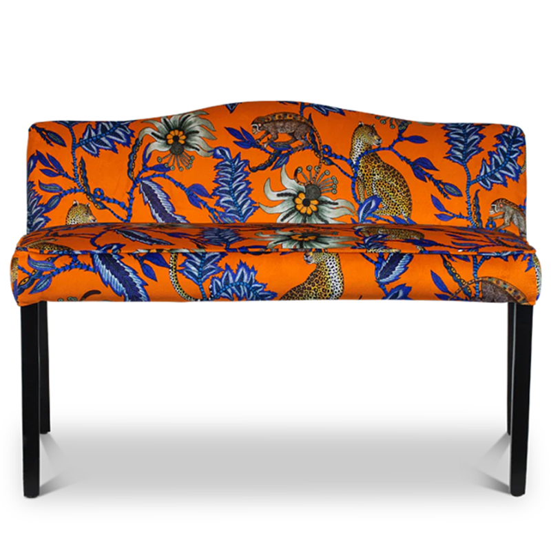 Банкетка Оранжевый Орнамент Zambezi Monkey Bean Flame Bench Оранжевый Банкетка Оранжевый Орнамент Zambezi Monkey Bean Flame Bench Оранжевый в Тюмени | Loft Concept