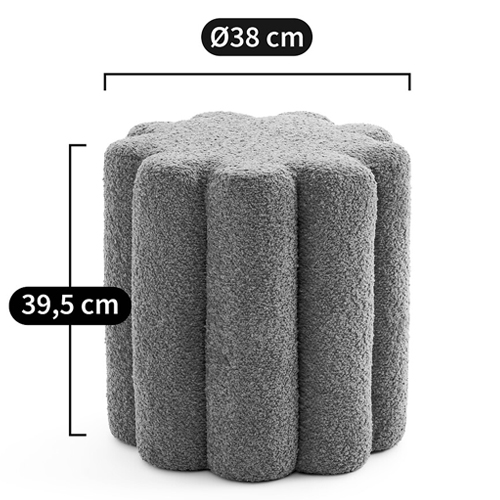 Пуф с обивкой из ткани букле Flo Pouf Пуф с обивкой из ткани букле Flo Pouf в Тюмени