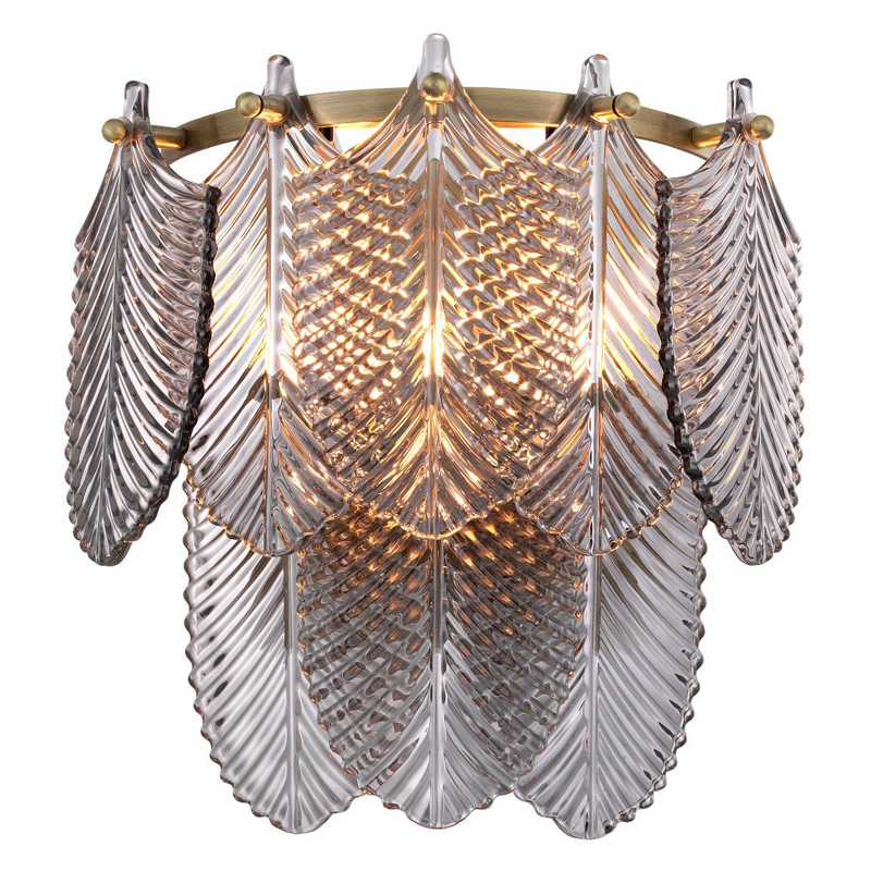 Бра Eichholtz Wall Lamp Verbier smoke Стекло Смок Латунь Бра Eichholtz Wall Lamp Verbier smoke Стекло Смок Латунь в Тюмени | Loft Concept