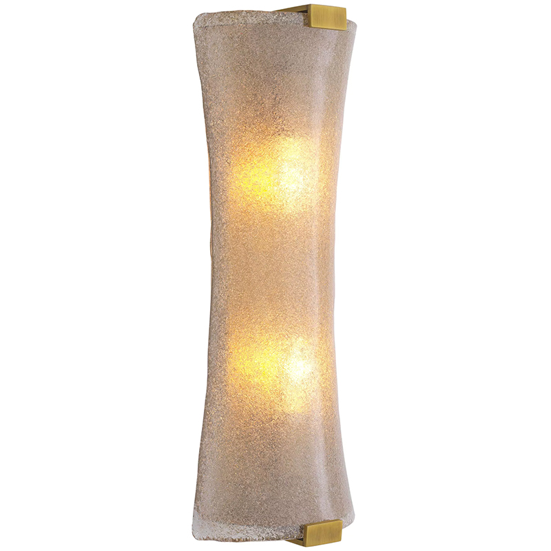 Бра Eichholtz Wall Lamp Bern Латунь Прозрачный Стекло Смок Бра Eichholtz Wall Lamp Bern Латунь Прозрачный Стекло Смок в Тюмени | Loft Concept
