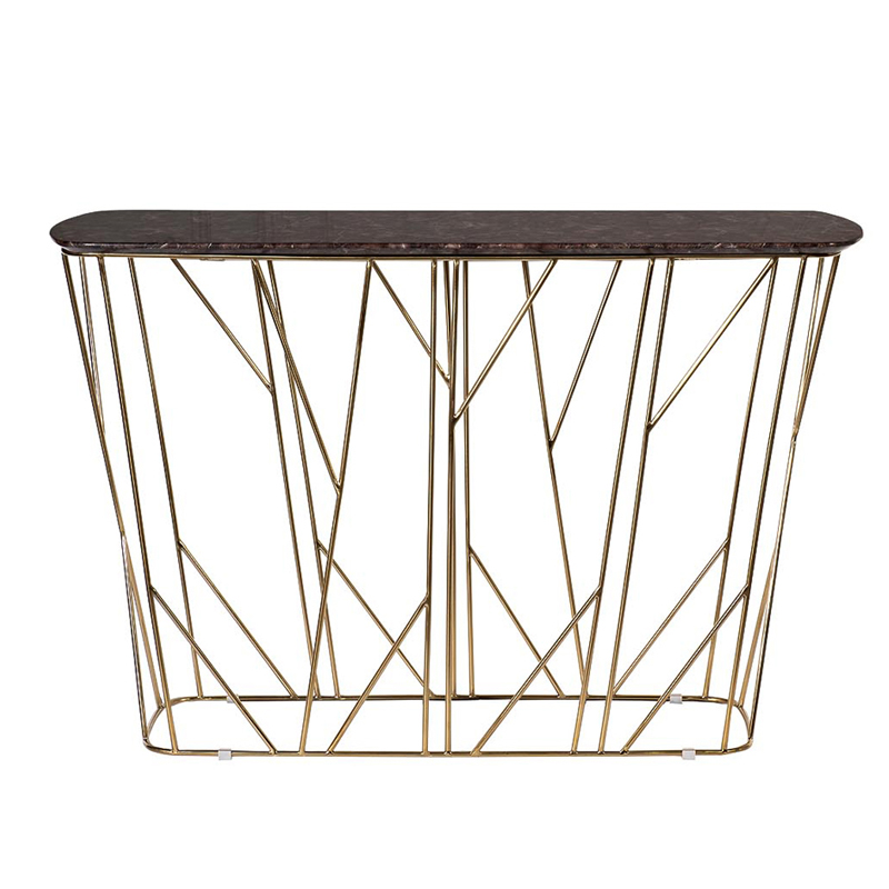 Консоль Rosalin Console Золотой Консоль Rosalin Console Золотой в Тюмени | Loft Concept