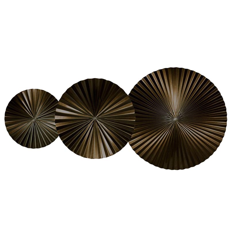 Арт-объект Apollo Brown Wall Plaque Disc 3 Коричневый Арт-объект Apollo Brown Wall Plaque Disc 3 Коричневый в Тюмени | Loft Concept